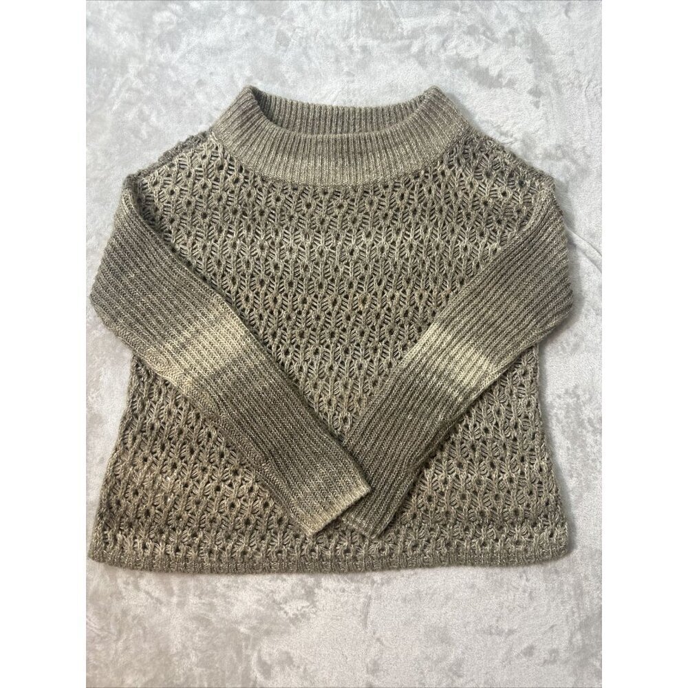 Women’s Tommy Bahama Knitted Sweater Cowl Neck Wool Blend Brown Size Medium - Picture 2 of 13